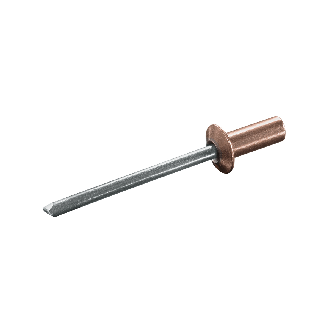 CUP Dicht-Becherblindniete  CU/A2 - Flachkopf - 3,2x9,5 mm - 1000 Stück-Beschreibung lesen