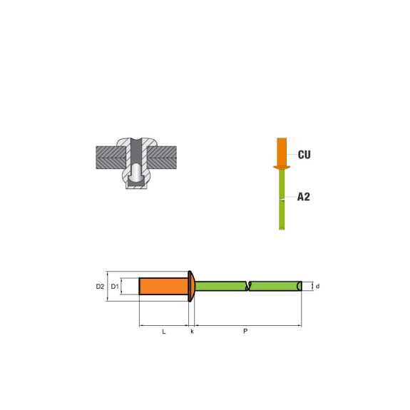 CUP Dicht-Becherblindniete CU/A2 - Flachkopf - 3,2x8 mm - 1000 Stück CUP Dicht-Becherblindniete CU/A2 - Flachkopf - 3,2x8 mm - 1000 Stück-Beschreibung lesen