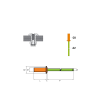 CUP Dicht-Becherblindniete CU/A2 - Flachkopf - 3,2x8 mm - 1000 Stück CUP Dicht-Becherblindniete CU/A2 - Flachkopf - 3,2x8 mm - 1000 Stück