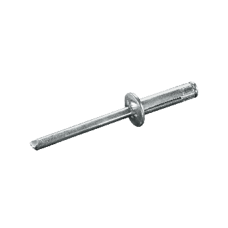 Rivets triples TRI-GO  AL/AL - Tête plate - 4,0x21,0 mm 500 Pièces-Lire la description
