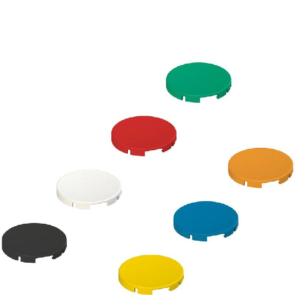 7 lentilles de couleurs différentes pour Bp affleurant, sans marquage-Lire la description