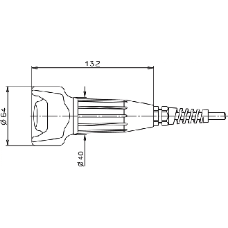 Commande d'assentiment, 3 positions, câble 15m et connecteur SVM5-Lire la description