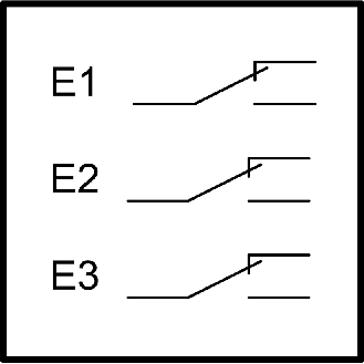 Commande d'assentiment 2BP 1NO +/- perçage pour AU / PE spiralé-Lire la description