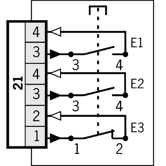 Commande d'assentiment 2F+1O 2 positions avec câble spiralé 5m-Lire la description
