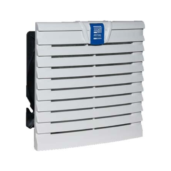 SK Ventilateur à filtre TopTherm, débit d'air 52 m³/h, 200-240 V, 1~, 50/60 Hz, L148,5 x H148,5 x P16 mm, à technologie EC-Lire la description