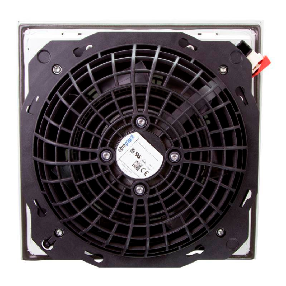 SK Ventilateur à filtre TopTherm, débit d'air 225/245 m³/h, 230 V, 1~, 50/60 Hz, L255 x H255 x P25 mm-Lire la description