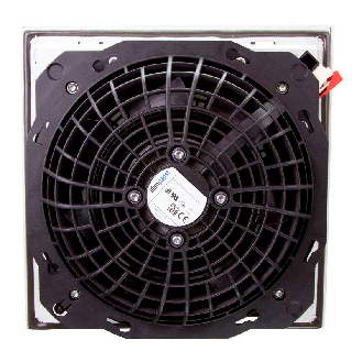 SK Ventilateur à filtre TopTherm, débit d'air 225/245 m³/h, 230 V, 1~, 50/60 Hz, L255 x H255 x P25 mm-Lire la description