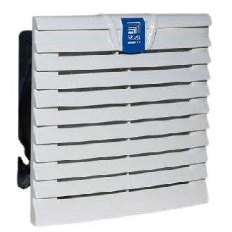 SK Ventilateur à filtre TopTherm, débit d'air 52/63 m³/h, 115 V, 1~, 50/60 Hz, L148,5 x H148,5 x P16 mm-Lire la description
