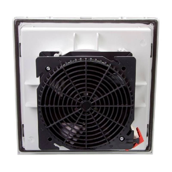 SK Ventilateur à filtre TopTherm, débit d'air 100/115 m³/h, 230 V, 1~, 50/60 Hz, L204 x H204 x P24 mm-Lire la description