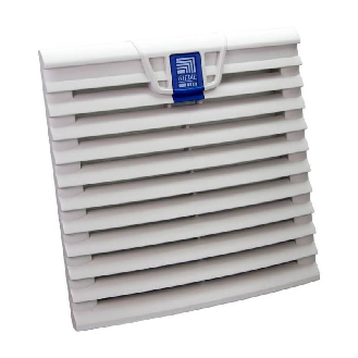 SK Ventilateur à filtre TopTherm, débit d'air 100/115 m³/h, 230 V, 1~, 50/60 Hz, L204 x H204 x P24 mm-Lire la description