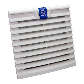 SK Ventilateur à filtre TopTherm, débit d'air 52/63 m³/h, 230 V, 1~, 50/60 Hz, L148,5 x H148,5 x P16 mm-Lire la description
