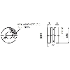 Accouplement flexible D1=8 / D2=10