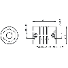 Accouplement flexible, alésage 1 = 5 mm, alésage 2 = 6 mm
