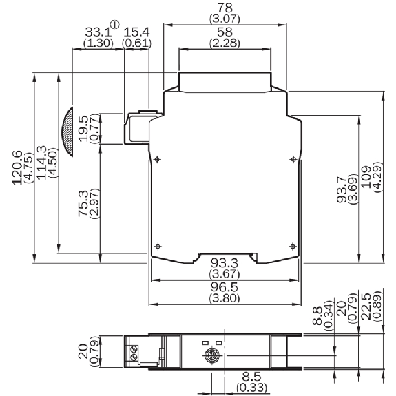 Flexi Soft - Module Principal RS-232, avec vernis-Lire la description
