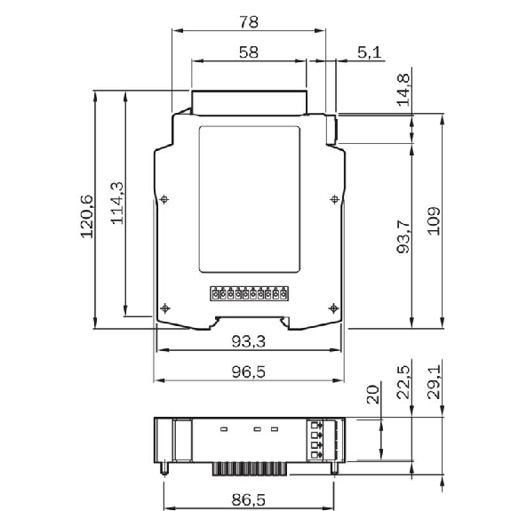 Flexi Soft - Safe EFI-pro System - Module dentrée analogique (2) Flexi Soft - Safe EFI-pro System - Module dentrée analogique (2)-Lire la description