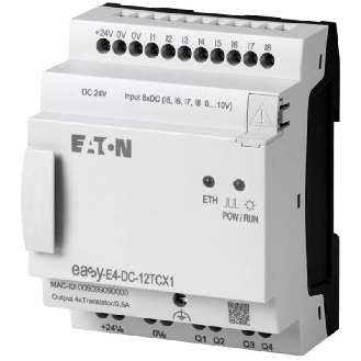 Appareil de base 24VDC, sans affich, 8E TOR dont 4 ana, 4S transistor-Lire la description