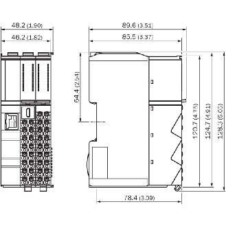 Flexi Compact - Module principal / CPUc2 / Modbus® TCP, SLMP-Lire la description