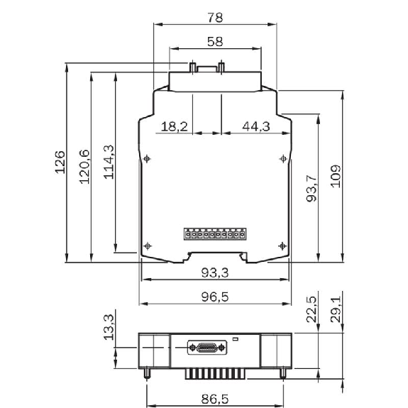 Module de contrôle de mouvement avec interfaces multiples-Lire la description