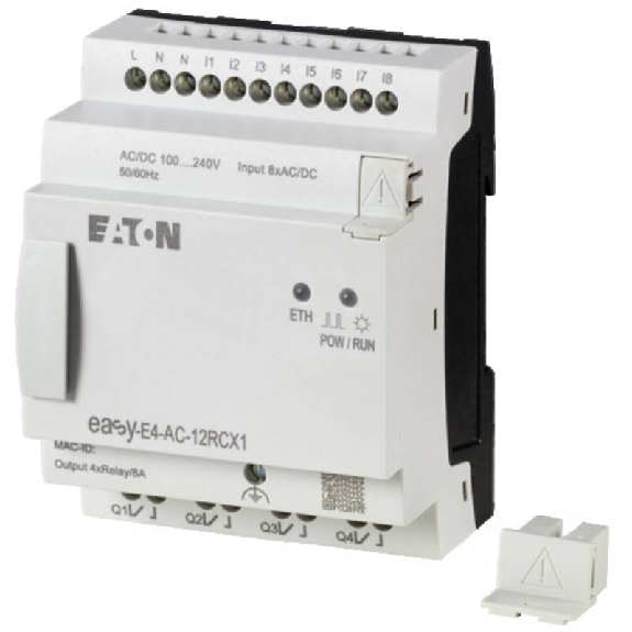 Appareil de base 100-240 V AC/DC, sans afficheur, 8E TOR, 4S relais Appareil de base 100-240 V AC/DC, sans afficheur, 8E TOR, 4S relais-Lire la description