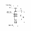 Commutateur de précision M8x30mm NF FP=100g M08 3P