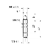Commutateur de précision M8x37(27)mm PNP NO FP=75g M08 3P