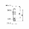 Commutateur de précision M8x30mm PNP NO FP=75g 24Vdc M08 3P