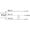 Commutateur de précision M8x28mm PNP NO FP=75g 24Vdc Câble 2m
