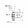 Commutateur de précision M8x30(20)mm NF FP=30g M08 3P