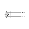 Commutateur de précision M8x30(20)mm NF FP=30g M08 3P