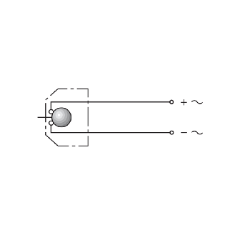 Commutateur de précision M8x27mm 2 fils DC NF FP=75g Câble 0,8m-Lire la description