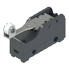 Microrupteur Levier à galet 38mm SPDT rupt. brusque, à souder