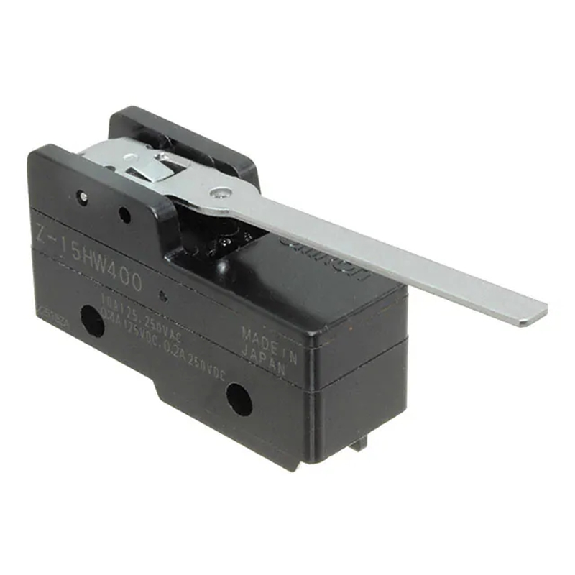 Microrupteur Levier long SPDT 15A-Lire la description