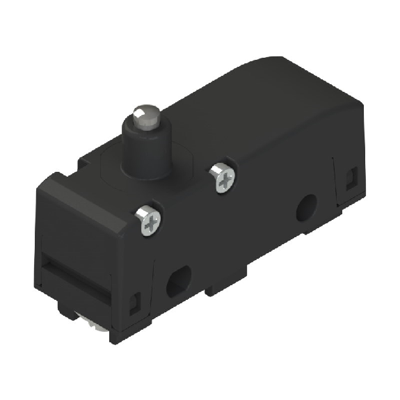 Microrupteur Petit poussoir 1NO+1NF, bornes à vis-Leggi tutto