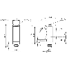 Mesure de distance LR P=10-85mm 1-10V PNP / M08 4P