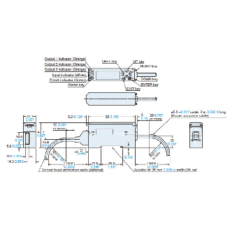 Contrôleur, unité maître, PNP, pour capteur barrage laser HG-T-Lire la description