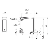 Mesure de distance Point P=50-550mm 4-20mA/2-10mA IO-Link / M08 4P