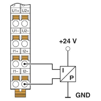 Module 8 entrées analogiques 0-10 V, 0-20 mA, 4-20 mA, Axioline F XC-Lire la description