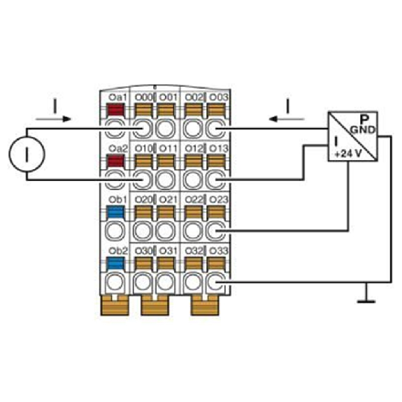 Module 4 entrées analogiques 0-20 mA, 4-20 mA, ±20 mA, Axioline F-Lire la description