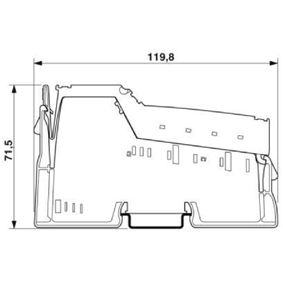 Module 4 entrées analogiques, 4-20 mA, 2 fils, IP20-Lire la description