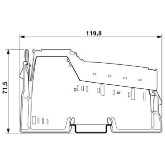 Module 4 entrées analogiques, 4-20 mA, 2 fils, IP20-Lire la description