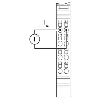 Module 4 entrées analogiques, 4-20 mA, 2 fils, IP20