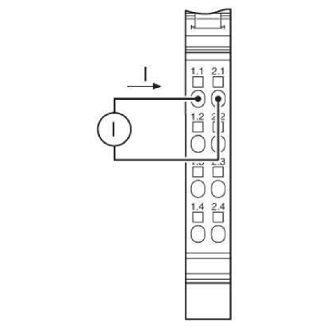 Module 4 entrées analogiques, 4-20 mA, 2 fils, IP20-Lire la description