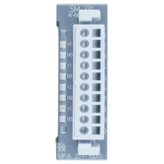 Module 4 entrées analogiques, Tension +/-10 V Module 4 entrées analogiques, Tension +/-10 V-Lire la description