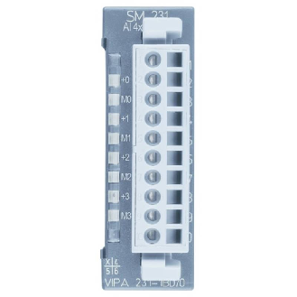 Module 4 entrées analogiques, Tension +/-10 V-Lire la description