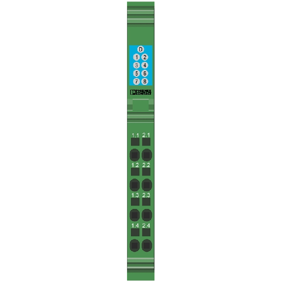 Module 8 entrées TOR 24Vdc, IP20, Inline-Lire la description