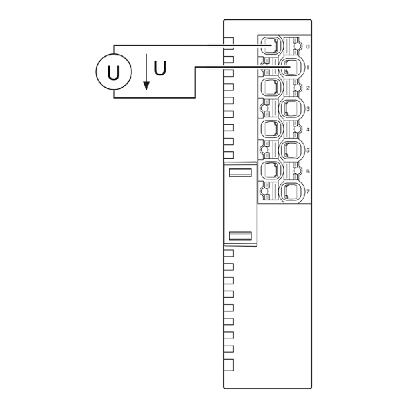 Module 4 entrées analogiques 0-10V, 2 fils, IP20-Lire la description