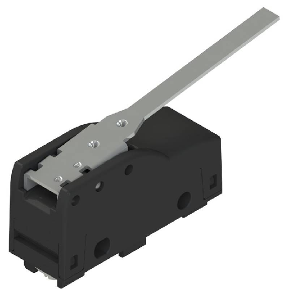 Microrupteur Levier 63mm 1NO+1NF, bornes à vis-Lire la description