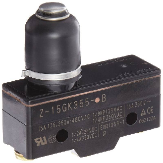 Microrupteur Poussoir à ressort étanche SPDT 15A, bornes à souder-Lire la description