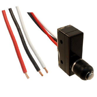 Microrupteur Poussoir à ressort étanche SPDT 15A, bornes à vis-Lire la description