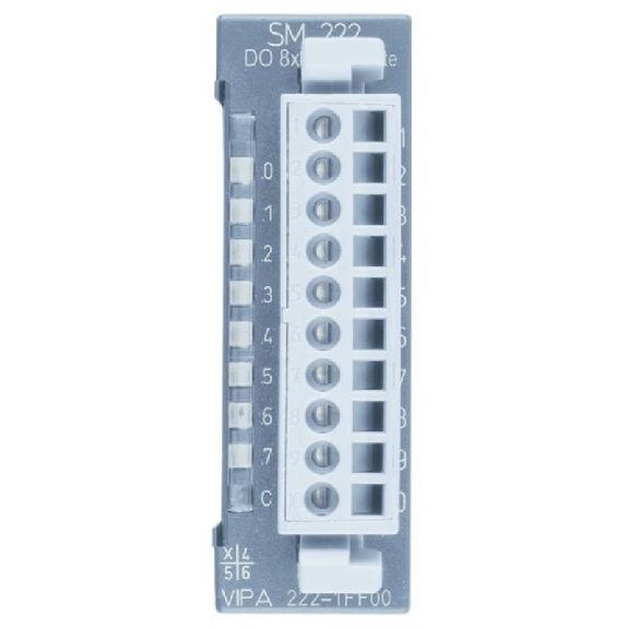 Module 8 sorties TOR relais statiques, 400Vdc/230Vac, 0.5A Module 8 sorties TOR relais statiques, 400Vdc/230Vac, 0.5A-Lire la description